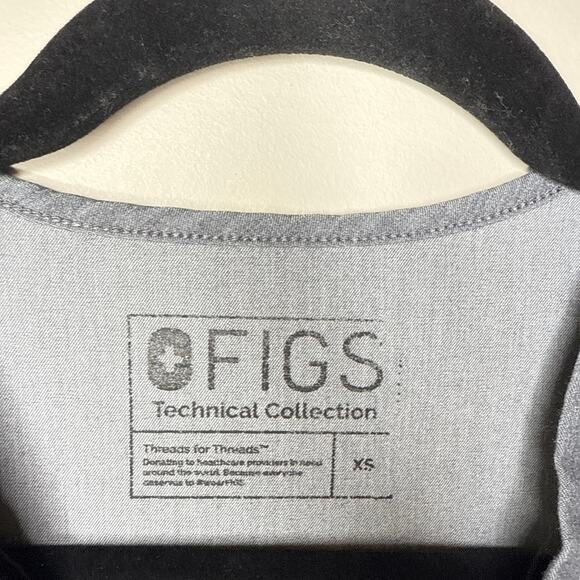 FIGS Women's XS Casma Three-Pocket Scrub Top PO1569 Medical‎ Uniform Healthcare - Picture 8 of 11